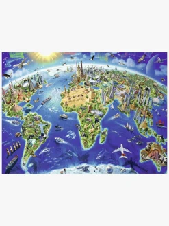 Spil & Puslespil-Ravensburger Puslespil Verdens Landmærker 200 Brikker