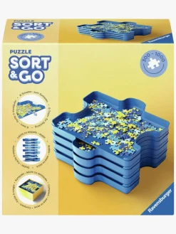 Spil & Puslespil-Ravensburger Puslespilsbakker Sort & Go 8 Stk.