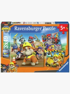 Spil & Puslespil-Ravensburger Rubble & Crew Arbejdskøretøjer Puslespil 3x49 Brikker
