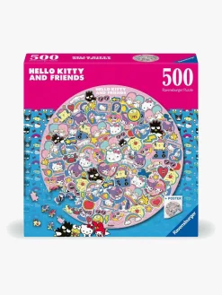 Spil & Puslespil-Ravensburger Rundt Hello Kitty Puslespil 500 Brikker