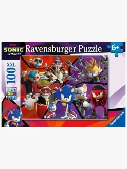 Spil & Puslespil-Ravensburger Sonic Prime Puslespil 100 Brikker