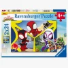 Spil & Puslespil-Ravensburger Spidey and His Amazing Friends Puslespil 2x24 Brikker