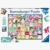 Spil & Puslespil-Ravensburger Squishmallows Puslespil 100 Brikker