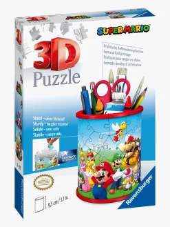 Spil & Puslespil-Ravensburger Super Mario 3D-Puslespil Blyantsholder 54 Brikker