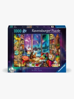 Spil & Puslespil-Ravensburger The Winter Reading Nook Puslespil 1000 Brikker