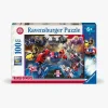Spil & Puslespil-Ravensburger Transformers Puslespil 100 Brikker