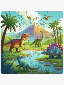 Spil & Puslespil-Ravensburger Træpuslespil Dinosaurer 44 Brikker