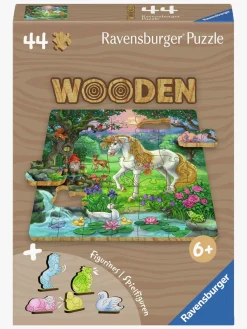 Spil & Puslespil-Ravensburger Træpuslespil Enhjørning 44 Brikker