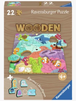 Spil & Puslespil-Ravensburger Træpuslespil Under Overfladen 22 Brikker