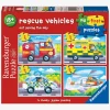 Spil & Puslespil-Ravensburger Udrykningskøretøjer Puslespil 4-i-1