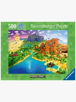 Spil & Puslespil-Ravensburger World of Minecraft Puslespil 500 Brikker