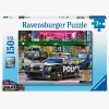 Spil & Puslespil-Ravensburger XXL Puslespil Police On Patrol 150 Brikker