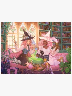 Spil & Puslespil-Ravensburger XXL Puslespil Enchanting Library 200 Brikker