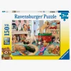 Spil & Puslespil-Ravensburger XXL Puslespil Little Paws Playtime 150 Brikker