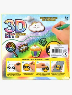 Kreativt Legetøj-Robetoy 3D DIY Klistermærkesæt Penne 10 Stk.