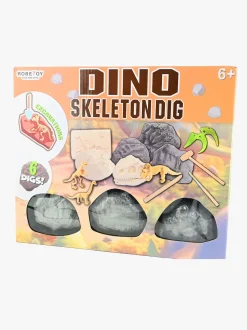 Eksperimenter & Videnskab-Robetoy DIG IT OUT DINOSAUR SKELETON Udgravningssæt