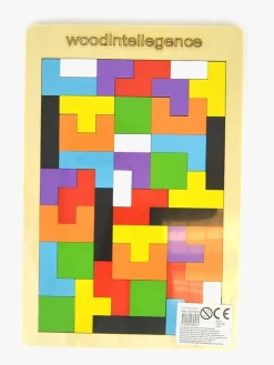 Spil & Puslespil-Robetoy IQ Træpuslespil 40 Brikker 26,5cm