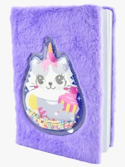 Kreativt Legetøj-Robetoy Notesbog Fluffy Cat A5 Lilla