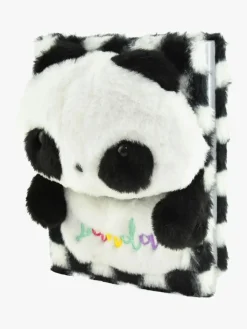 Kreativt Legetøj-Robetoy Notesbog Fluffy Panda A5 Hvid
