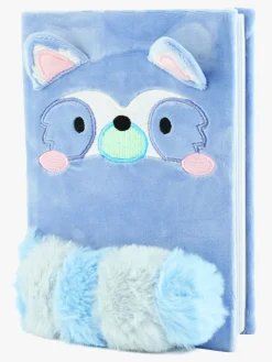 Kreativt Legetøj-Robetoy Notesbog Fluffy Racoon A5 Lilla