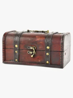 Kostumer & Udklædning|Legetøj Til Børn På 0-10 År-Robetoy Skattekiste i Træ 20 cm