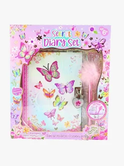 Kreativt Legetøj-Robetoy Sommerfugl Dagbogssæt med Fjerpen