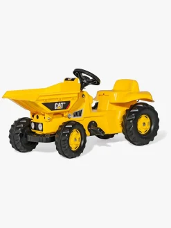 Pedal- & Gåbiler-RollyToys Rolly Toys CAT Traktor med Dumper
