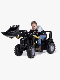 Pedal- & Gåbiler-RollyToys Rolly Toys Farmtrac Deutz Agrotron 8280 TTV Warrior Pedaltraktor, Sort