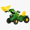 Pedal- & Gåbiler-RollyToys Rolly Toys Farmtrac John Deere Pedaltraktor med Graveskovl