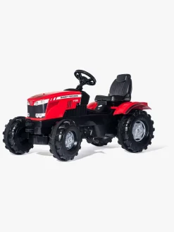 Pedal- & Gåbiler-RollyToys Rolly Toys Farmtrac MF Pedaltraktor, Rød