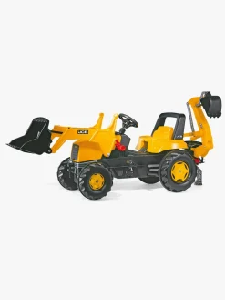 Pedal- & Gåbiler-RollyToys Rolly Toys JBC Traktor med Frontlæsser og Gravko