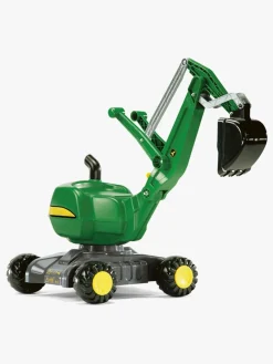 Udelegetøj-RollyToys Rolly Toys John Deere Gravemaskine, Grøn Grøn
