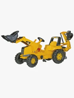 Pedal- & Gåbiler-RollyToys Rolly Toys Junior CAT Pedaltraktor med Graveskovle