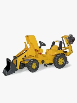 Pedal- & Gåbiler-RollyToys Rolly Toys Junior CAT Pedaltraktor med Graveskovle