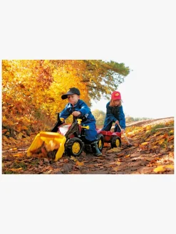 Pedal- & Gåbiler-RollyToys Rolly Toys Kid-X Pedaltraktor med Skovl og Anhænger, Rød