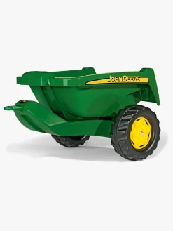 Pedal- & Gåbiler-RollyToys Rolly Toys Kipper II John Deere Vogn, Grøn
