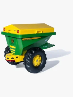 Pedal- & Gåbiler-RollyToys Rolly Toys rolly Streumax John Deere Spredervogn, Grøn