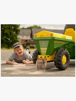 Pedal- & Gåbiler-RollyToys Rolly Toys rolly Streumax John Deere Spredervogn, Grøn
