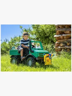 Pedal- & Gåbiler-RollyToys Rolly Toys Unimog Forst Pedalbil, Grøn