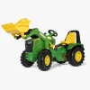 Pedal- & Gåbiler-RollyToys Rolly Toys X-Trac Premium John Deere 8400R Pedaltraktor, Grøn