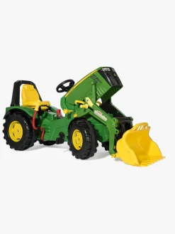 Pedal- & Gåbiler-RollyToys Rolly Toys X-Trac Premium John Deere 8400R Pedaltraktor, Grøn
