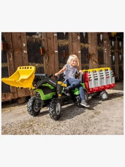 Pedal- & Gåbiler-RollyToys Høvogn Pöttinger, Rød