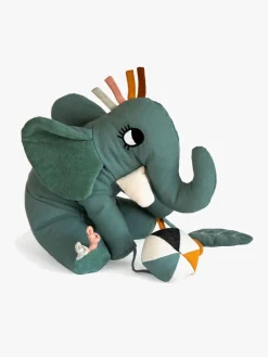 Babylegetøj-Roommate Aktivitetslegetøj Elefant, Sea Grey Grå