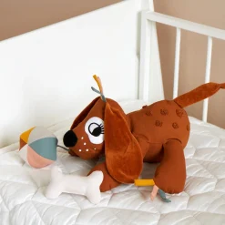 Babylegetøj-Roommate Aktivitetslegetøj Hund, Brown Brun