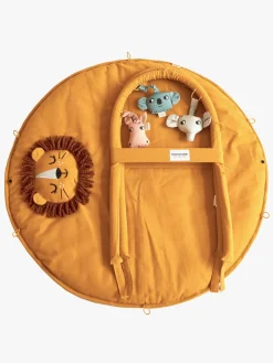 Babylegetøj-Roommate Aktivitetstæppe Løve, Yellow Gul