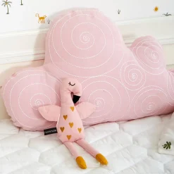 Dukker & Bamser-Roommate Dukke Flamingo, Pink Lyserød