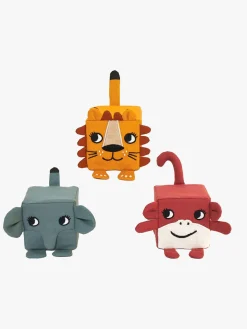 Babylegetøj-Roommate Soft Blocks Stablelegetøj, Multi