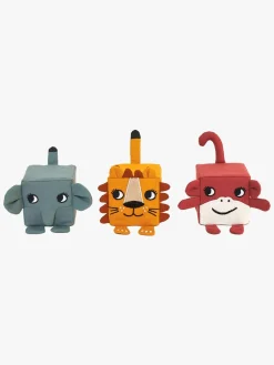 Babylegetøj-Roommate Soft Blocks Stablelegetøj, Multi