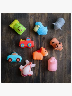 Vandlegetøj-RttStart Rätt Start Badelegetøj Bondegårdsdyr & Køretøjer 7-pak Flerfarvet