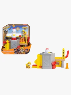 Legetøjsbiler & -Fartøjer-RubbleCrew Rubble & Crew Launch N Spin Rumskib